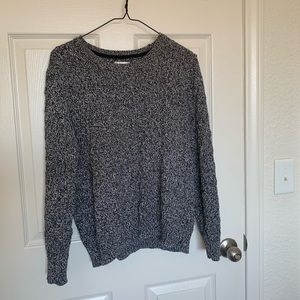 Black and white sweater